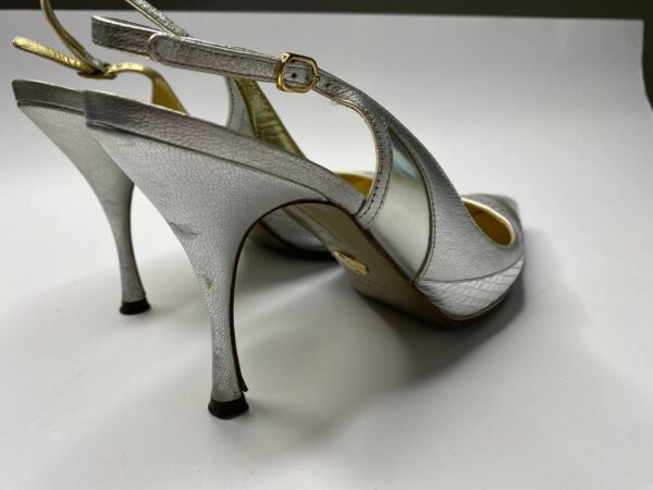 Dolce & Gabbana silver Slingback 6
