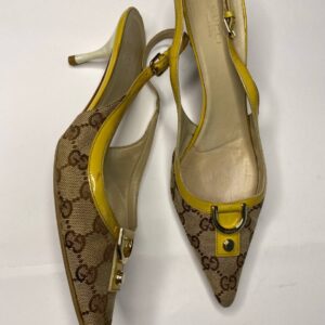 Gucci yellow Slingback