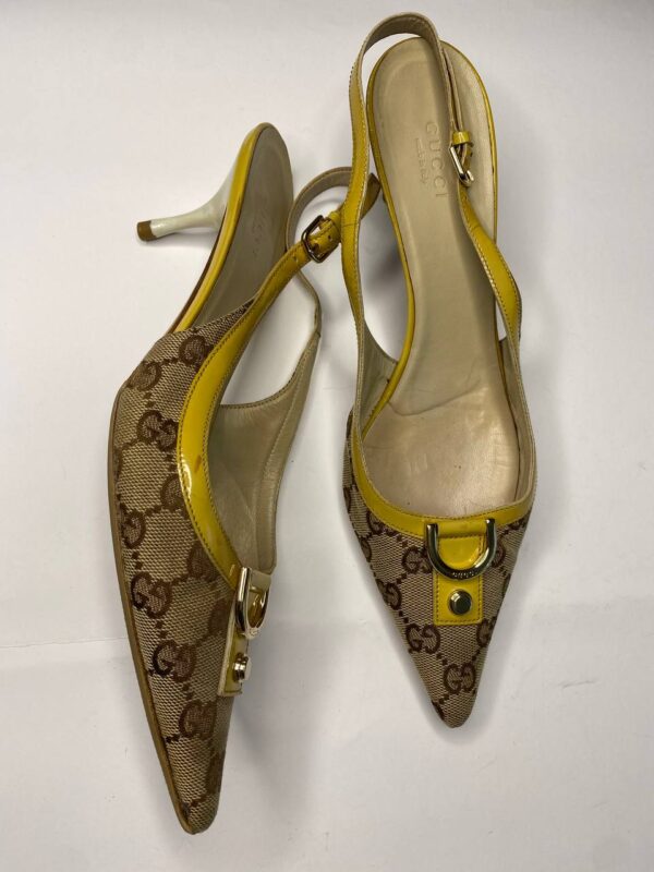 Gucci yellow Slingback