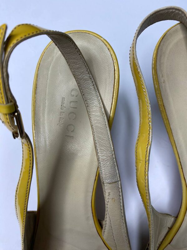 Gucci yellow Slingback 3