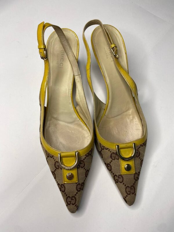 Gucci yellow Slingback 8