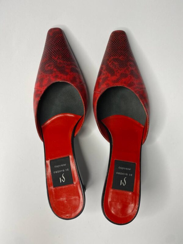 Si di Sandro red mules 6