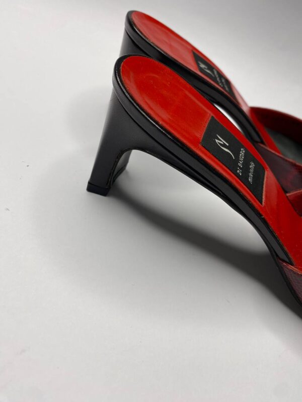 Si di Sandro red mules 3