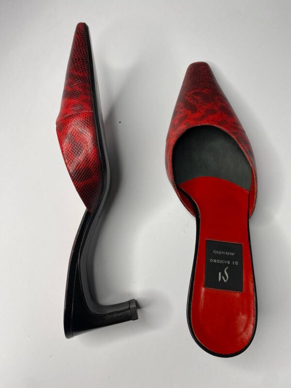 Si di Sandro red mules 4