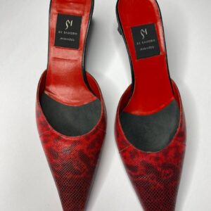 Si di Sandro red mules