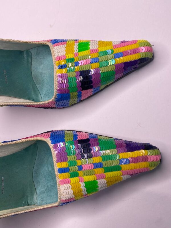 Vicini paillettes mules 2