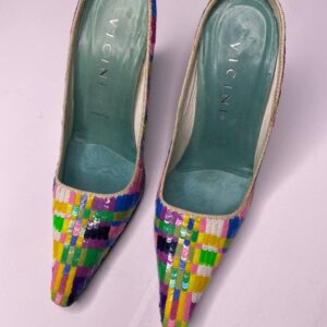 Vicini paillettes mules