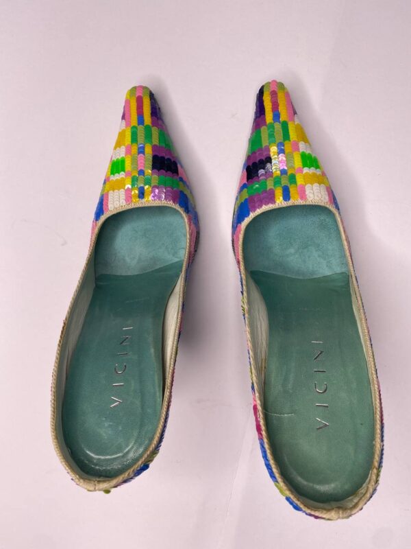 Vicini paillettes mules 3