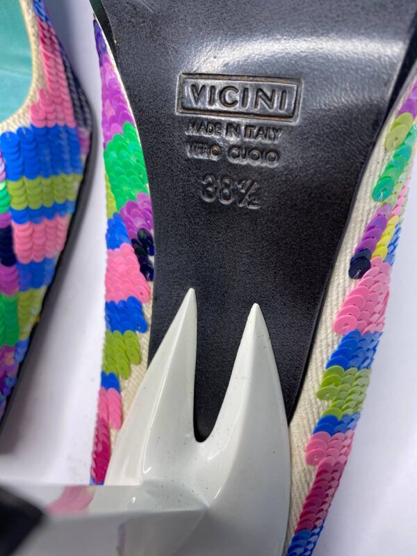 Vicini paillettes mules 4