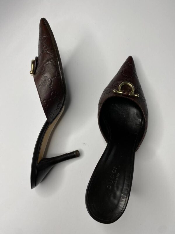 gucci leather mules 6