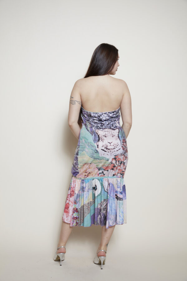 Class Cavalli backless midi dress back