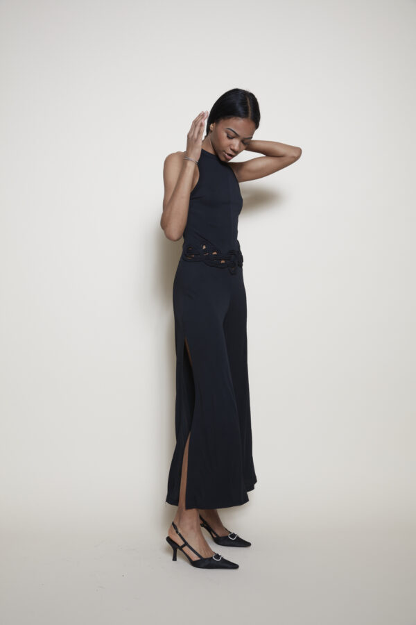 La Perla vintage black jumpsuit side
