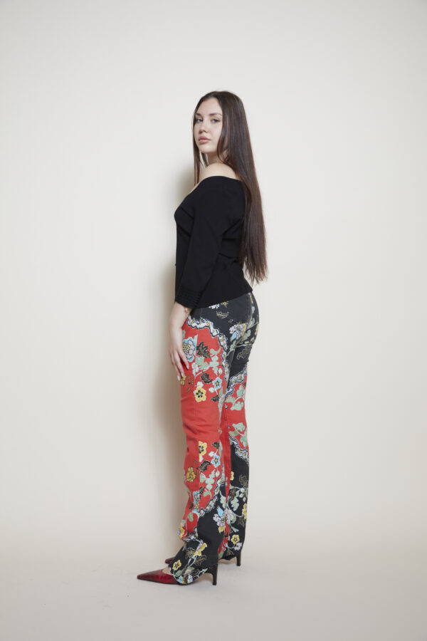 Roberto Cavalli tank top and pant side