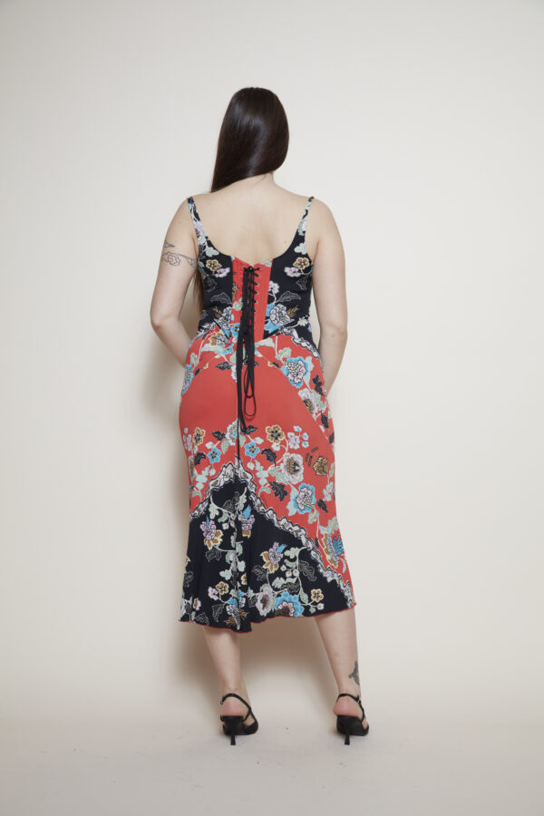 Roberto Cavalli Midi dress with ties back