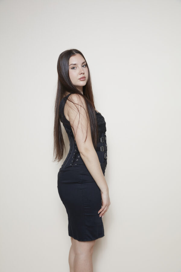 D&G Vintage mini corset dress side