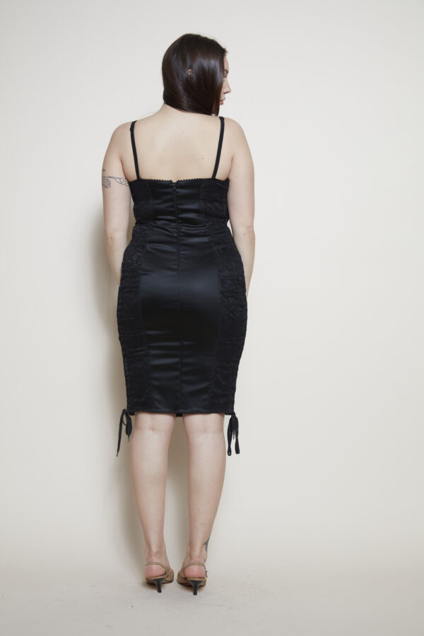 D&G mini dress with bondage side ties back