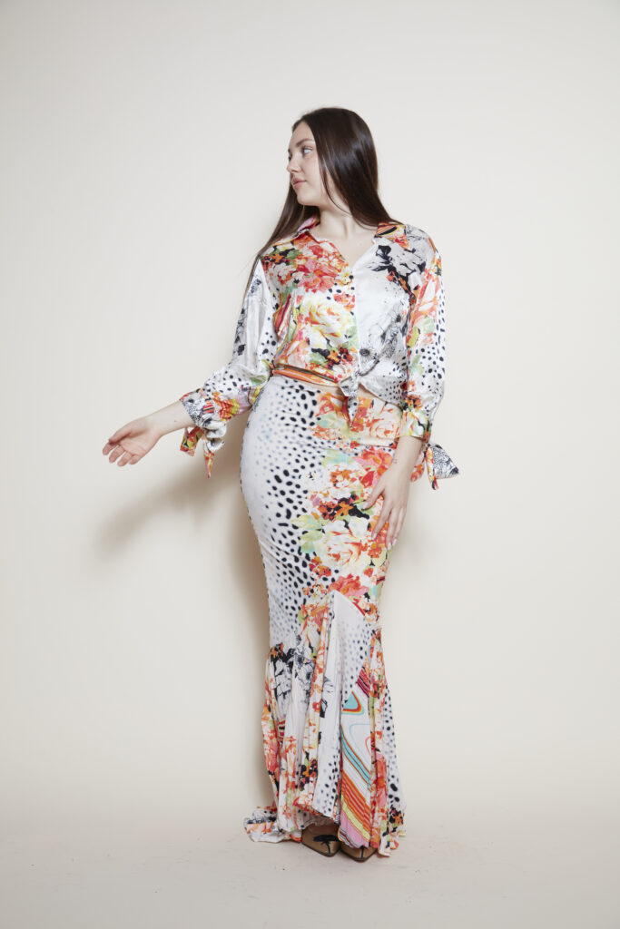 Just Cavalli Vintage Shirt and long skirt 2