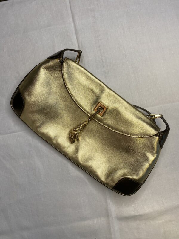 Gucci By Tom Ford vintage gold clutch