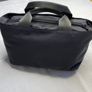 Prada anthracite nylon mini clutch bag