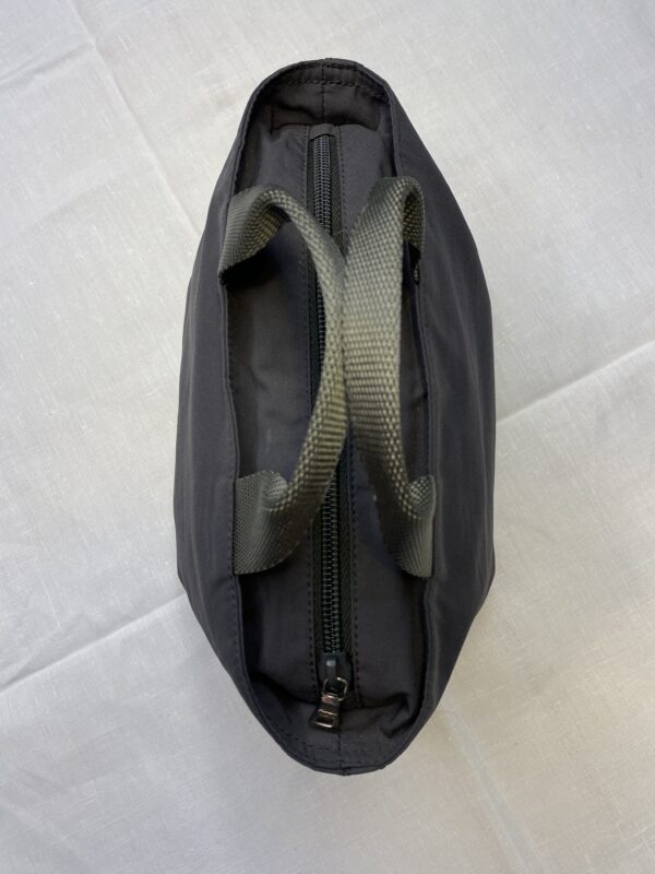 Prada anthracite nylon mini clutch bag 4