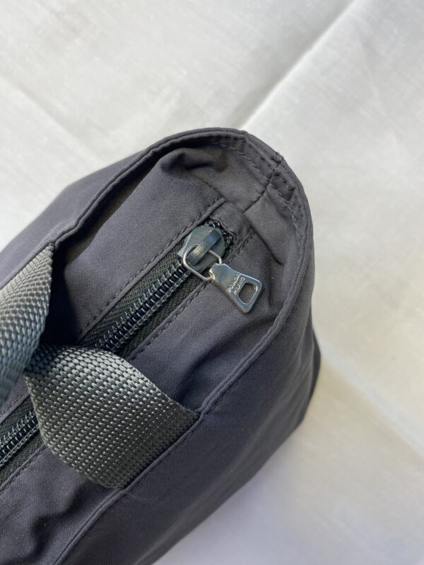 Prada anthracite nylon mini clutch bag 3