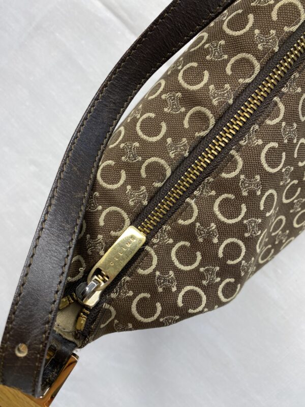 Celine vintage monogram canvas handbag 4