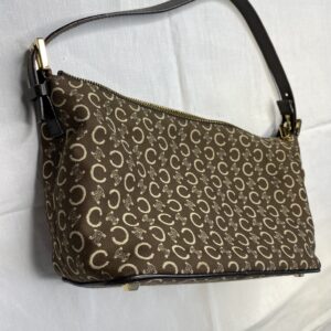 Celine vintage monogram canvas handbag