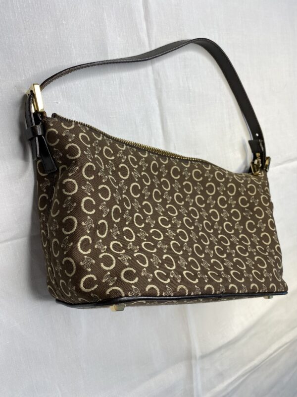 Celine vintage monogram canvas handbag