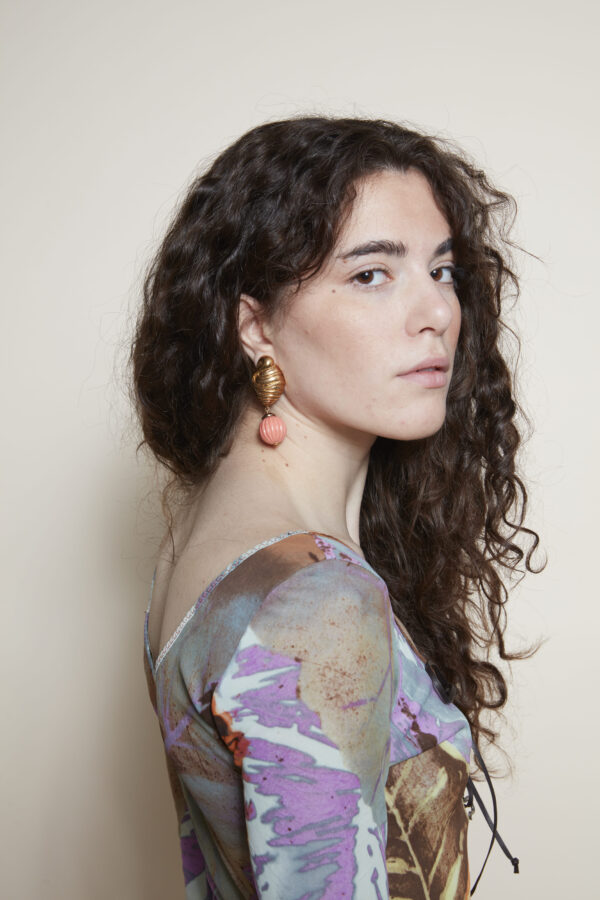 Valentino Vintage gold clip earrings with pendant 2